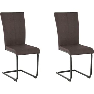 OTTO home Freischwinger Oliver Polyester braun