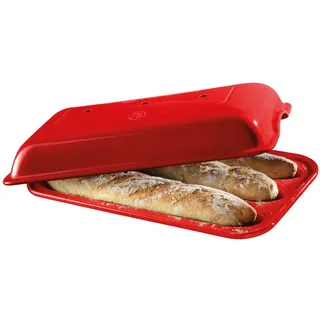 Emile Henry Brotbackform Baguette 39 x 24 cm