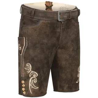 trachtenhof nübler Trachtenhose Lederhose kurz Hudson braun 44-46xRegular