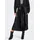 Plisseerock Damen Schwarz 36