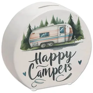 speecheese Spardose Happy Campers Wohnwagen Spardose