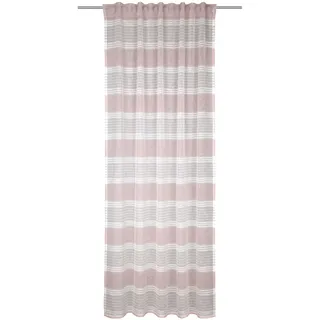 Neusser Collection Dekoschal Streifen rose, 135 x 245 cm