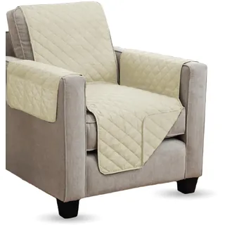 BestLivings Sesselhusse Gesteppt Creme 190 x 165 cm