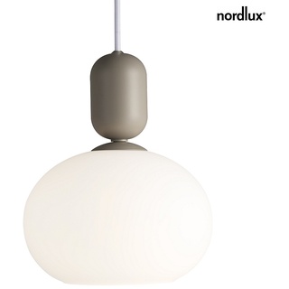 Nordlux Pendelleuchte NOTTI, E27, IP20, Glas opal weiß, grau NORD-2011003010