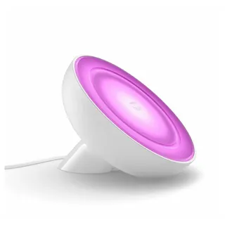 Philips Hue LED Tischleuchte Bluetooth White & Color Ambiance Tischleuchte Bloom in Weiß, keine Angabe, Leuchtmittel enthalten: Ja, fest verbaut, LED, warmweiss, Tischleuchte, Nachttischlampe, Tischlampe weiß