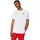 Club T-Shirt White/Black/University Red S