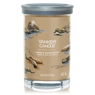 Yankee Candle Amber & Sandalwood Signature Large Tumbler Duftkerze 567 g