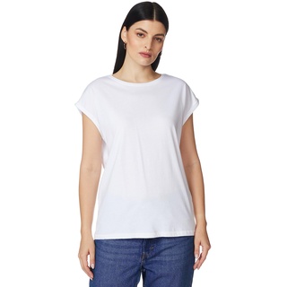 Urban Classics Damen Ladies Extended Shoulder Tee T Shirt, Weiß (0220)., XL EU
