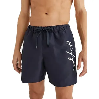 Tommy Hilfiger Medium Drawstring Swim Short Badehose Herren Desert Sky - Blau / S