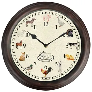 Esschert Design Ø 30 cm Wanduhr grau