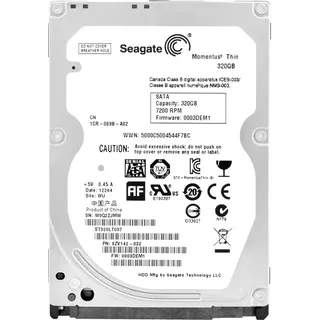 Seagate 320Gb ST320LT007 16Mb Cache 7200Rpm Sata II 2,5" Zoll