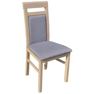 JVmoebel Küchenstuhl Stühle Wohnzimmer Esszimmer Lehnstuhl Polsterstuhl ohne Armlehne Luxus (1 St), Made in Europa beige