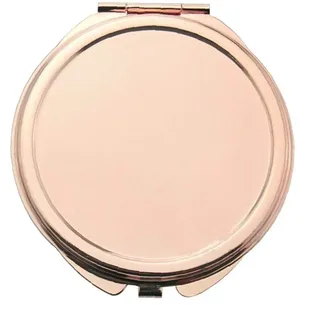 TOSSPER Taschenspiegel, Rund Make-up Spiegel Folding Rose Gold Taschenspiegel Für Reisen Camping Geldbeutel (kleine Runde)