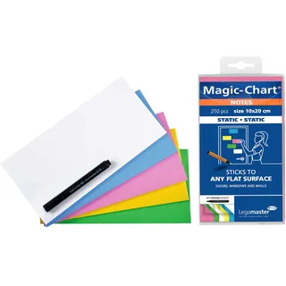 Legamaster Magic-Chart Notes 10 x 20 cm rot/weiß
