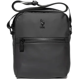 Umhängetasche U.S. POLO ASSN. "WEST WIND CROSSBODY. Unisex", Damen, Gr. B/H/T: 27cm x 6cm x 27cm onesize, schwarz, Polyurethan, Taschen Umhängetasche, Umhängtasche unisex, Crossbody Bag, Festival, Konzert, Outdoor, Sale
