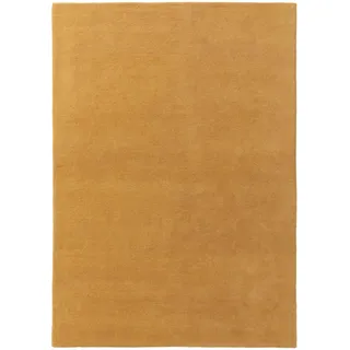 benuta nest Wollteppich, Gelb, 120x170 cm, - Naturfaserteppich aus Wolle