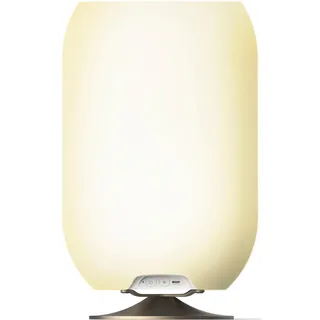 LED Tischleuchte KOODUU "Atmos" Lampen Gr. Ø 21,50 cm Höhe: 35,30 cm, weiß Tischlampen Sekt-Getränkekühler, Bluetooth Lautsprecher, koppelbar, TWS-Stereo
