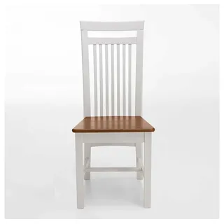 Pharao24 Hochlehner Afilon (Set, 2 St), aus Massivholz weiß