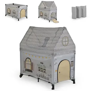 Cangaroo Reisebett, 2 in 1 Spielhaus (60 x 120 cm)