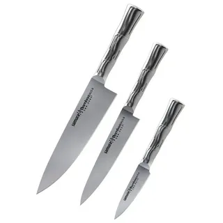 Samura Kochmesser Samura Bamboo, 3-teiliges Messerset