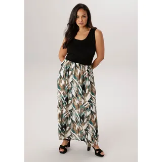 aniston plus Jerseykleid 2-in-1-Optik bunt 52
