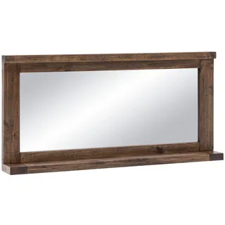 massivum Badspiegel Cancun 140x70 mit Ablge, aus rustikalem Holz (1-St)