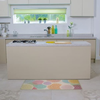 Küchenteppich, 50 x 120 cm, Pastellfarben