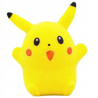 Festivalartikel Spielfigur Pikachu Squishy: Antistress-Spielzeug für Kinder und Erwachsene, (1-tlg) gelb