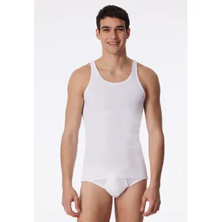 SCHIESSER Unterhemd - Original Doppelripp, Sport-Jacke, ärmellos, Weiß weiß),