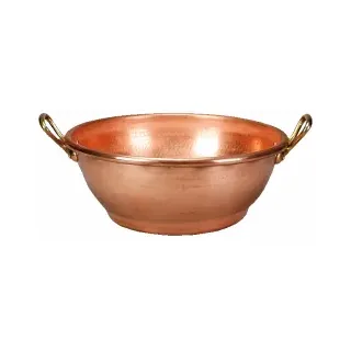 SCHNEIDER Honigtopf mit 2 Griffen, Kupfer 170119 , 1 Schüssel, Ø 40 cm, 16 Liter