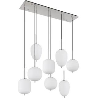 GLOBO Blacky I 8-flg. 102,5 x 120 cm opal/nickel matt