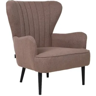 Svita Ohrensessel, Braun, Textil, 76x89x78 cm, Wohnzimmer, Sessel, Ohrensessel