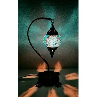 Samarkand - Lights Mosaiklampe Mosaik - Stehlampe S Tischlampe orientalische lampe Türkis-Stern