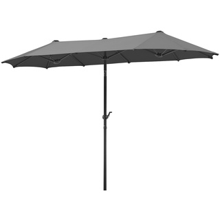 Schneider Schirme Balkonschirm  Salerno , grau , Maße (cm): B: 300 H: 220 T: 150