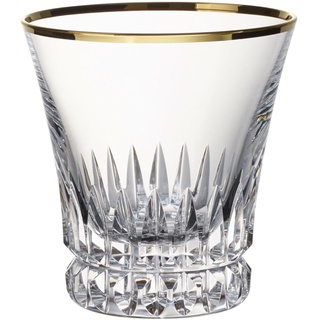 Villeroy & Boch - Grand Royal Gold Wasserglas Set mit Goldrand, Wassergläser à 200 ml, Kristallglas, Klar