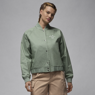 Jordan Varsity-Jacke für Damen - Grün, M (EU 40-42)