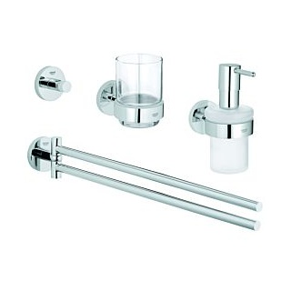 Grohe Essentials Bad-Accessories 40846001  chrom, Bad-Set 4 in 1