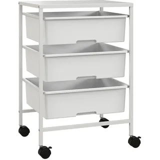 Homcom Rollwagen, Weiß