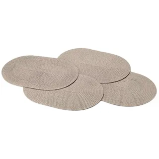 Tchibo - 4 abwischbare Platzsets - beige