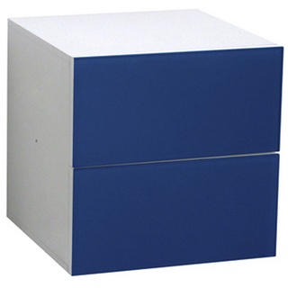 PHOENIX Schubladencontainer »Atlanta«, BxHxT: 34 x 34 x 38 cm, Holz - blau