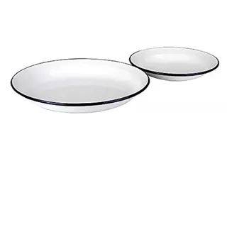 Ibili Teller 28 cm Weiß 3er Set