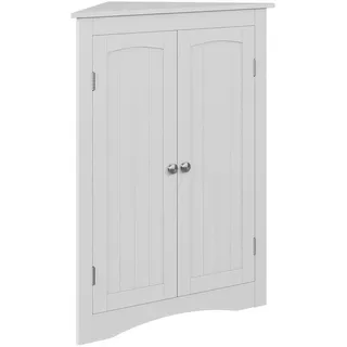 Vicco Eckschrank Bianco Badezimmerschrank 56 x 80 cm Weiß
