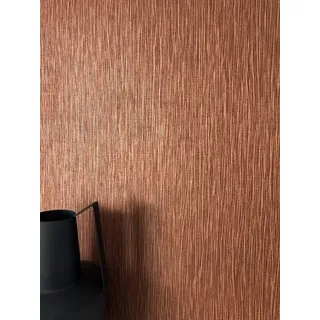 Newroom Vliestapete Tabris Copper Tapete Universal Unifarbe,Struktur,Monochrom, Bronze Tapete Modern Unifarbe - Universal Einfarbig Kupfer Glitzer Uni Glamour Struktur Monochrom für Wohnzimmer Schlafzimmer Küche, Einfarbig rot