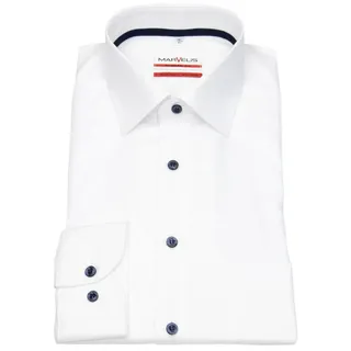 Marvelis Modern Fit Hemd Langarm New Kent Kragen Feintwill hellblau - 45