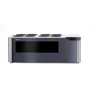 HENDI Theken-Weinkühler Cellar, 2 Zonen, Schwarz, 220-240V/60W, 800x350x(H)293mm, Schwarz