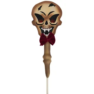 Europalms Halloween Bodenstecker Totenkopf