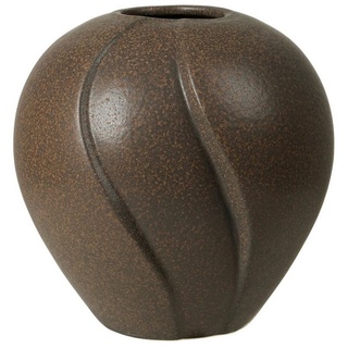 Broste Copenhagen Dekovase Leda Vase antique brown 15x15cm (Vasen), Leda Vase braun|bunt