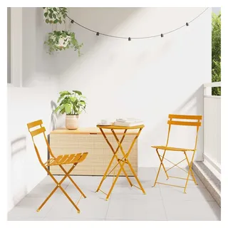 vidaXL Gartenklappstuhl 42 x 46 x 82 cm Senf 2 St.