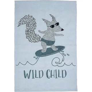 Bloomingville Kinderteppich Bloomingville Kinderteppich Teppich Wild Child Baumwolle 70 x 107 cm