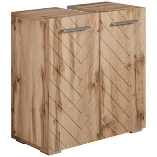 Badplaats Waschbeckenunterschrank Jupiter 60 x 60 cm Braun